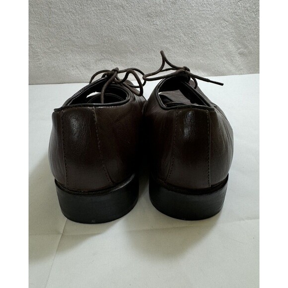 MEN'S DREAM SEEK DRESS SHOE OXFORD DR301 BROWN SIZE 10 LACE UP - Picture 4 of 7